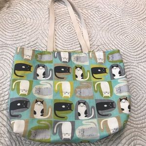 Kitty tote perfect for school or work! cat
